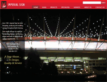 Tablet Screenshot of imperialsign.com